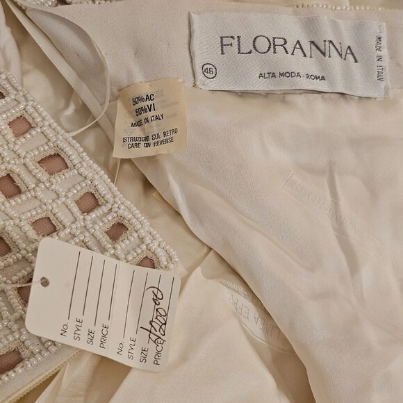 The Floranna Beige Wedding Dress in size 14 - Picture 8 of 9